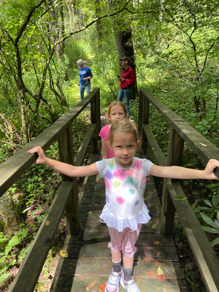 Young hikers